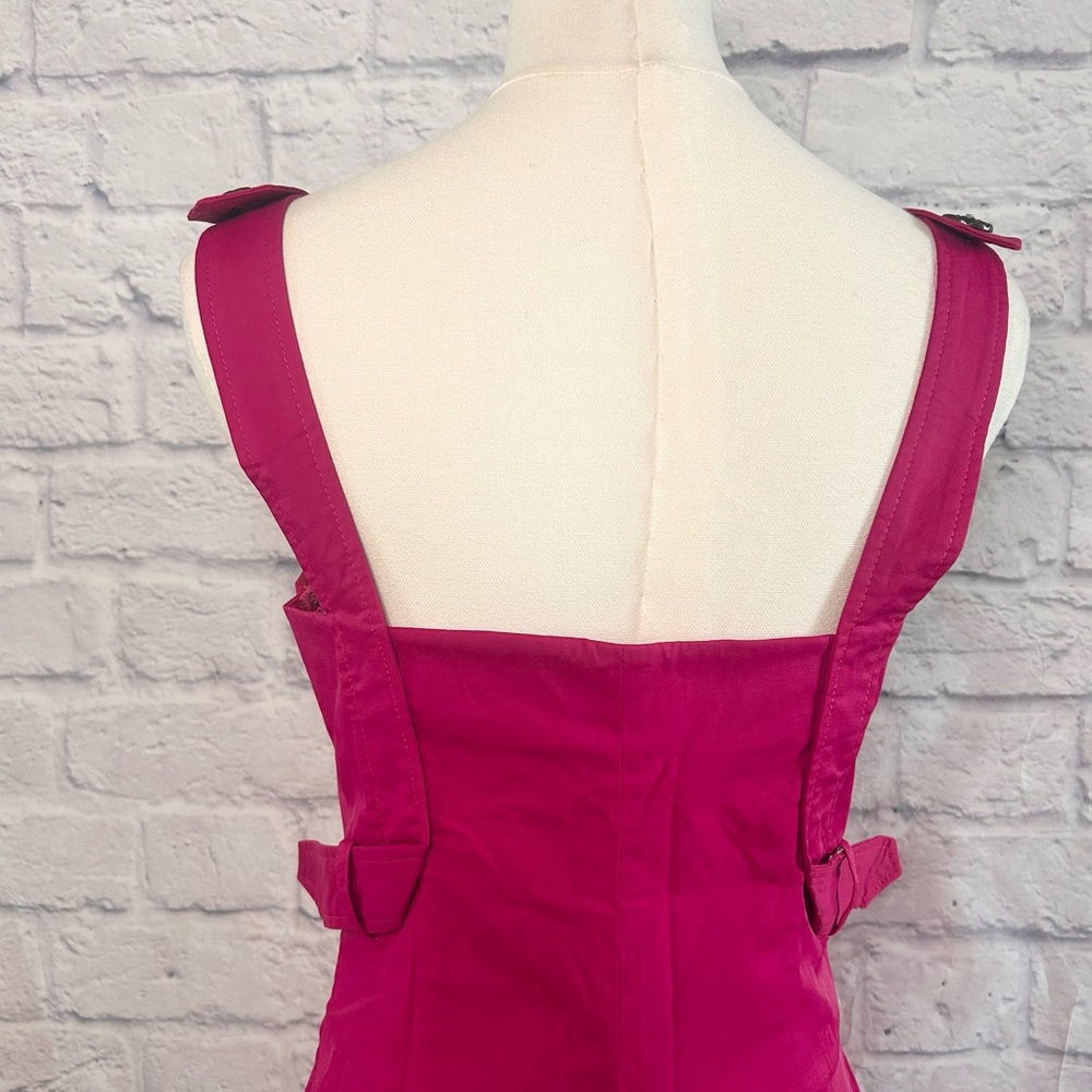 Cluce Pink Evening Dress Bling Cocktail Party Prom Date Sleeveless Wedding Guest - Picture 11 of 12